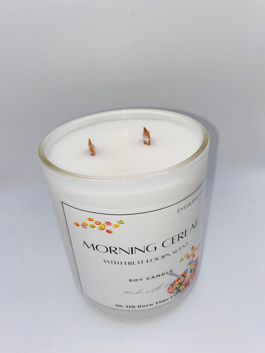 Morning Cereal Large Candle